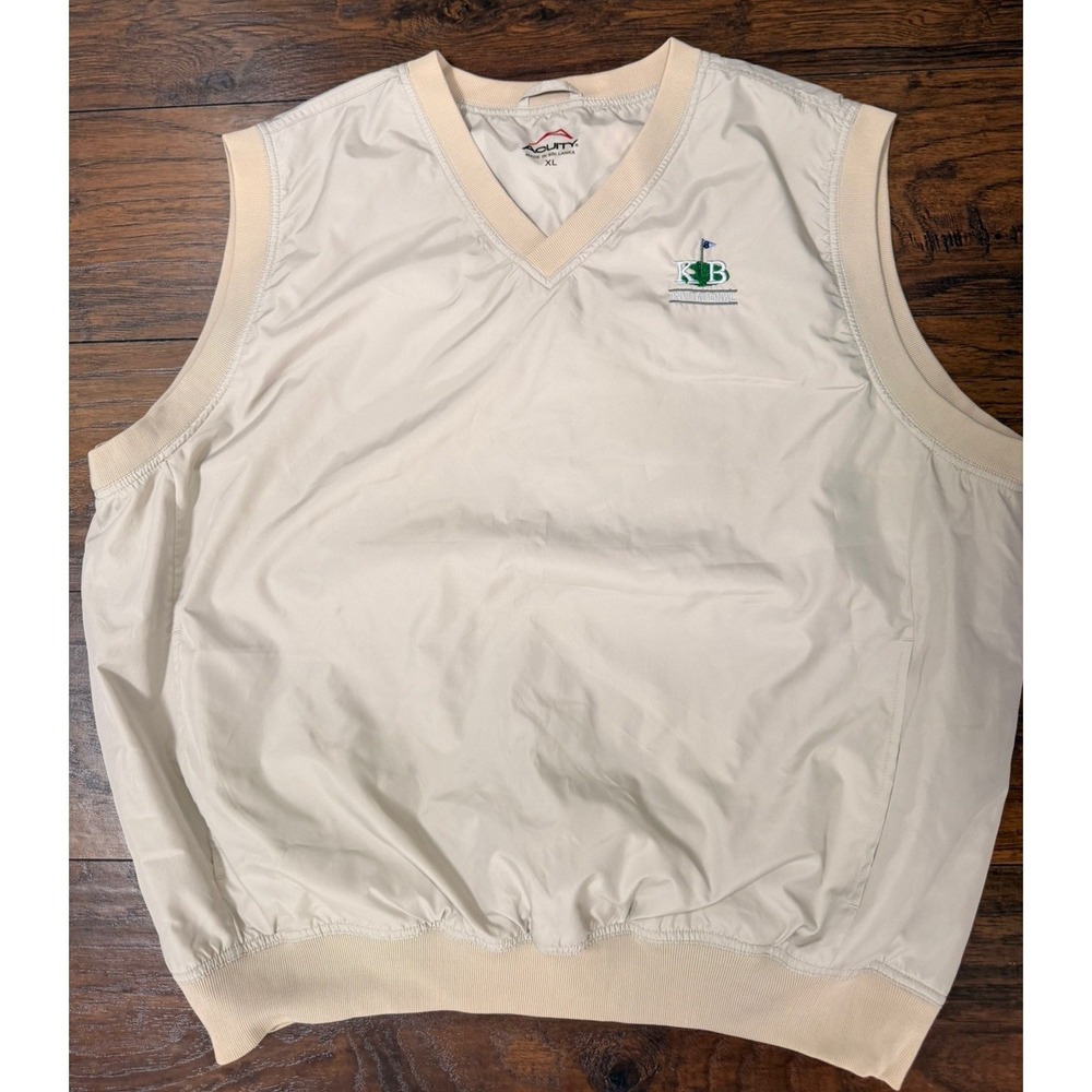 VTG Acuity Mens Golf Baseball Windbreaker‎ Vest XL Embroidered